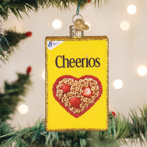 Old World Christmas: Cheerios Box Christmas Ornament