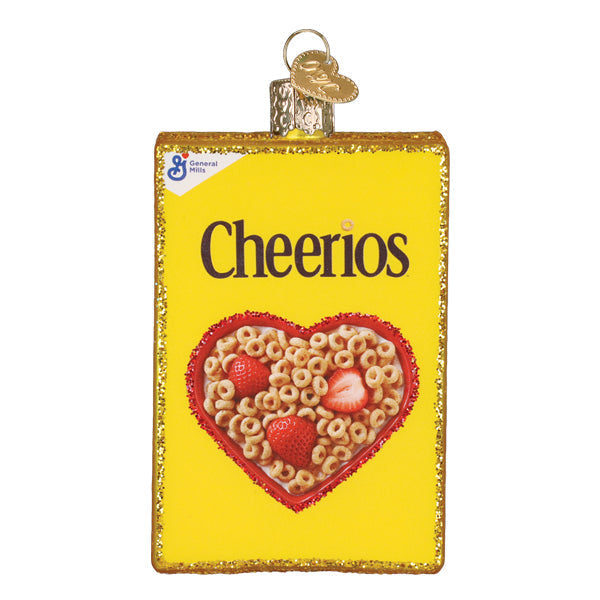 Old World Christmas: Cheerios Box Christmas Ornament