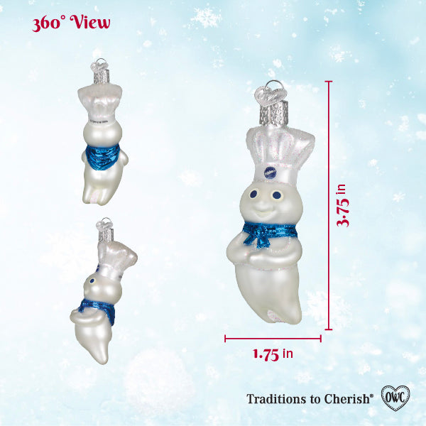 Old World Christmas: Pillsbury Doughboy Christmas Ornament