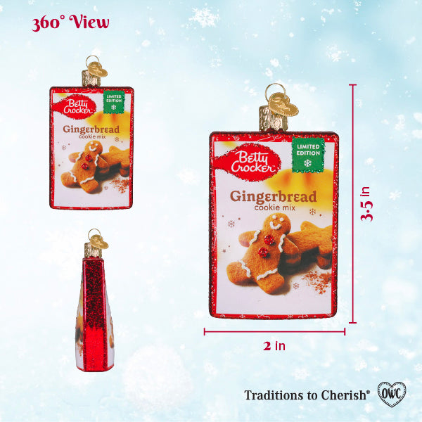 Old World Christmas: Betty Crocker Cookie Mix Christmas Ornament