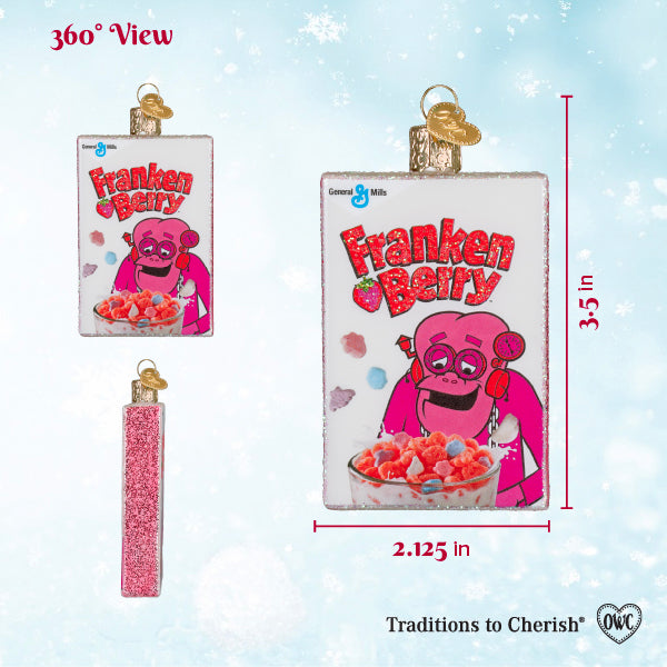 Old World Christmas: Franken Berry Box Christmas Ornament