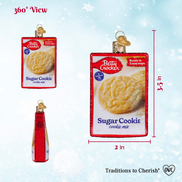 Old World Christmas: Betty Crocker Sugar Cookie Mix Christmas Ornament