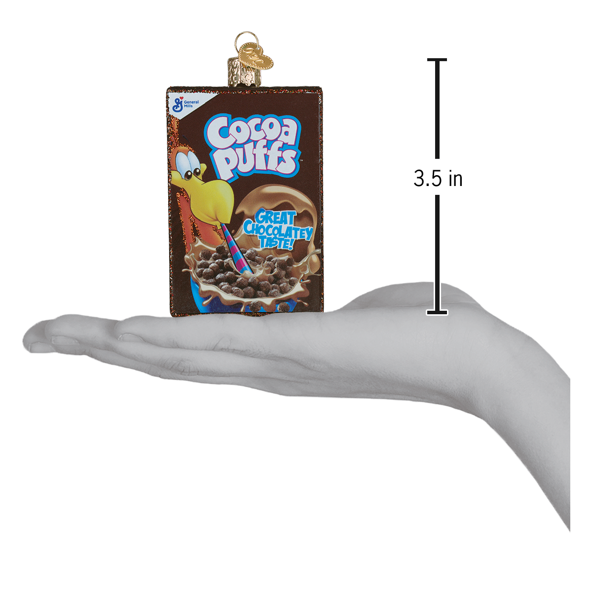 Old World Christmas: Cocoa Puffs Box Christmas Ornament