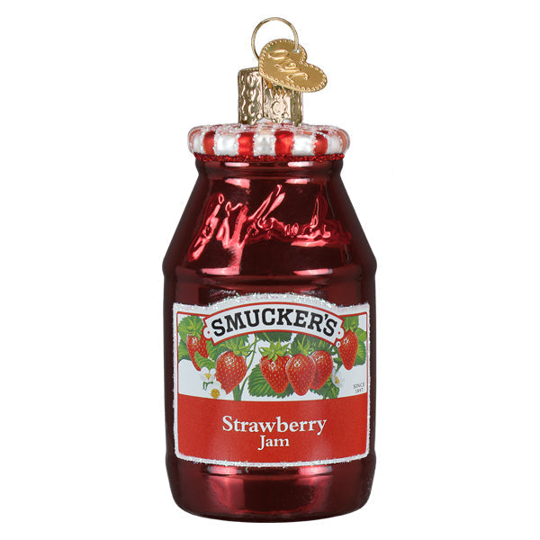 Old World Christmas: Smuckers® Strawberry Jam Christmas Ornament