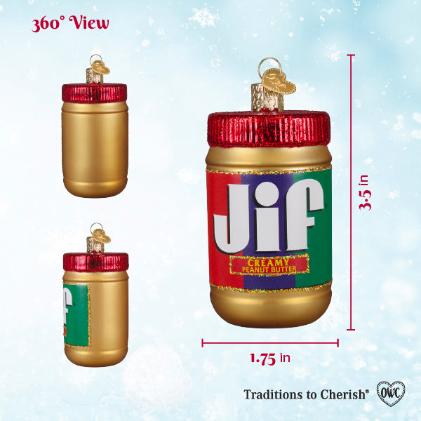 Old World Christmas: Jif® Peanut Butter Christmas Ornament