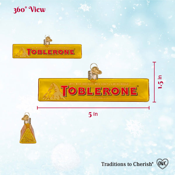 Old World Christmas: Toblerone Christmas Ornament