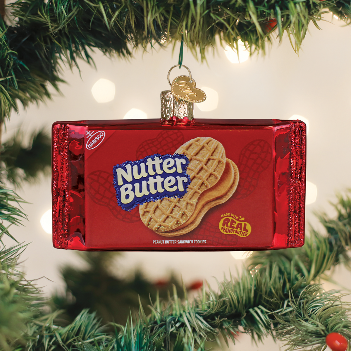 Old World Christmas: Nutter Butter Christmas Ornament