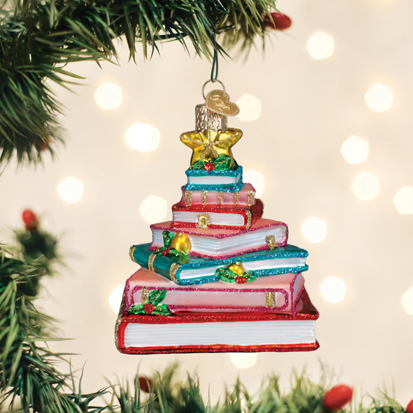 Old World Christmas: Book Club Tree Christmas Ornament