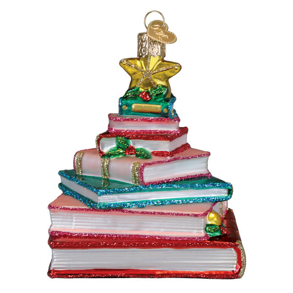 Old World Christmas: Book Club Tree Christmas Ornament