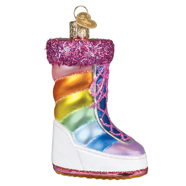 Old World Christmas: Snow Boot Christmas Ornament