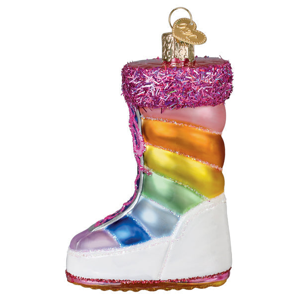 Old World Christmas: Snow Boot Christmas Ornament
