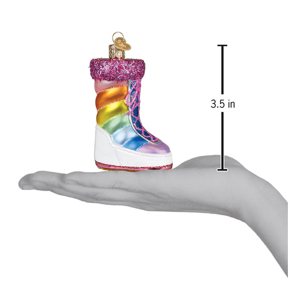 Old World Christmas: Snow Boot Christmas Ornament