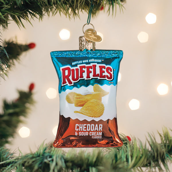 Old World Christmas: Ruffles Cheddar Sour Cream Chi Christmas Ornament