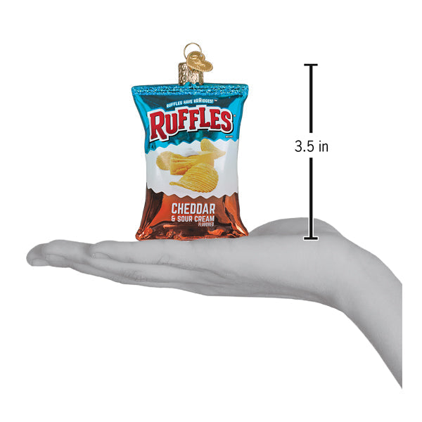 Old World Christmas: Ruffles Cheddar Sour Cream Chi Christmas Ornament