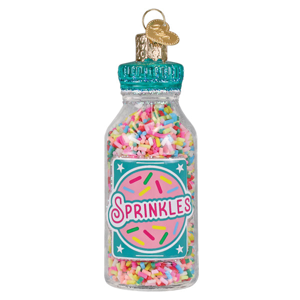 Old World Christmas: Jar Of Sprinkles Christmas Ornament