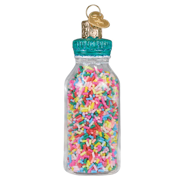 Old World Christmas: Jar Of Sprinkles Christmas Ornament