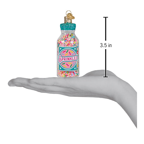 Old World Christmas: Jar Of Sprinkles Christmas Ornament