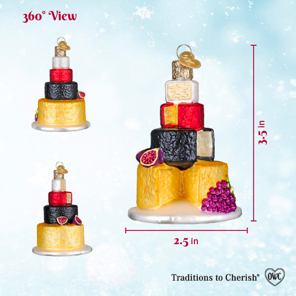 Old World Christmas: Cheese Tower Christmas Ornament