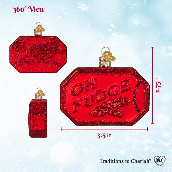 Old World Christmas: Oh Fudge Soap Christmas Ornament