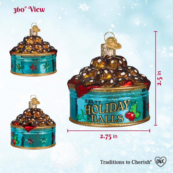 Old World Christmas: Salty Holiday Balls Christmas Ornament