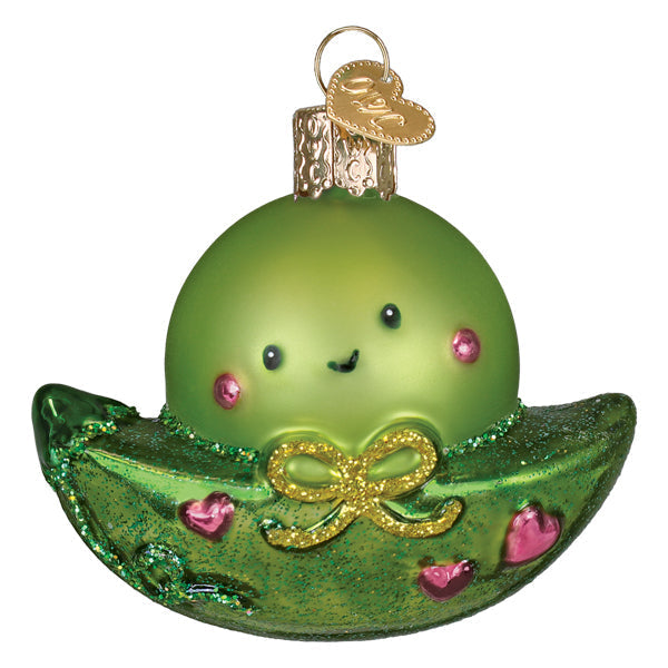 Old World Christmas: Little Peapod Christmas Ornament