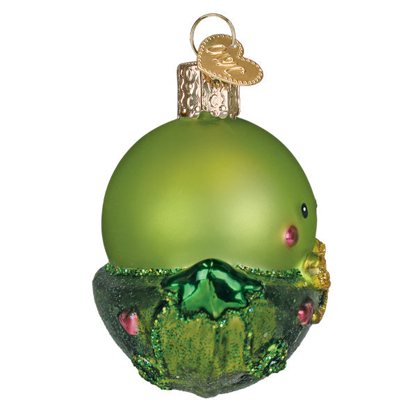 Old World Christmas: Little Peapod Christmas Ornament