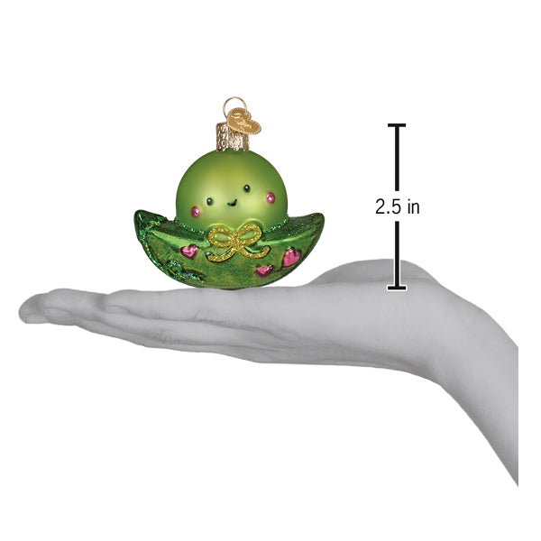 Old World Christmas: Little Peapod Christmas Ornament