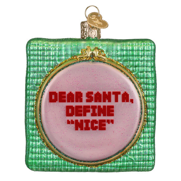 Old World Christmas: Dear Santa Christmas Ornament