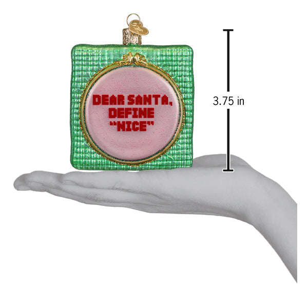 Old World Christmas: Dear Santa Christmas Ornament