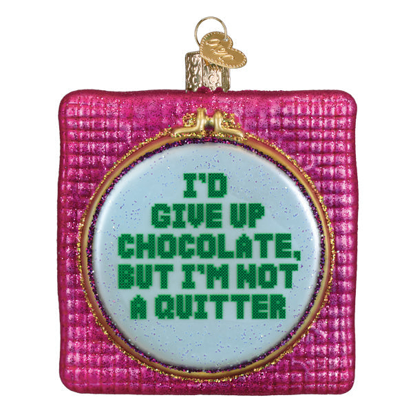 Old World Christmas: Id Give Up Chocolate Christmas Ornament