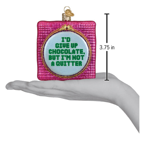 Old World Christmas: Id Give Up Chocolate Christmas Ornament