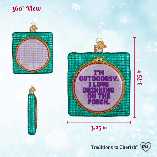 Old World Christmas: Im Outdoorsy Christmas Ornament