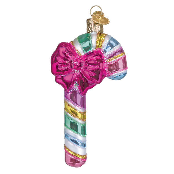 Old World Christmas: Pastel Candy Cane Christmas Ornament