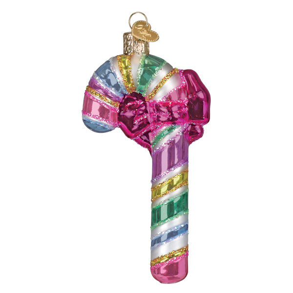 Old World Christmas: Pastel Candy Cane Christmas Ornament