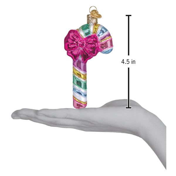 Old World Christmas: Pastel Candy Cane Christmas Ornament