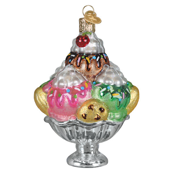 Old World Christmas: Decadence Delight Sundae Christmas Ornament