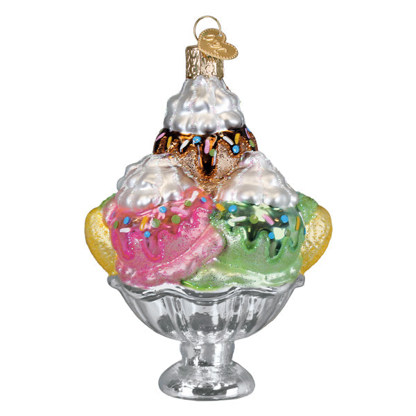 Old World Christmas: Decadence Delight Sundae Christmas Ornament