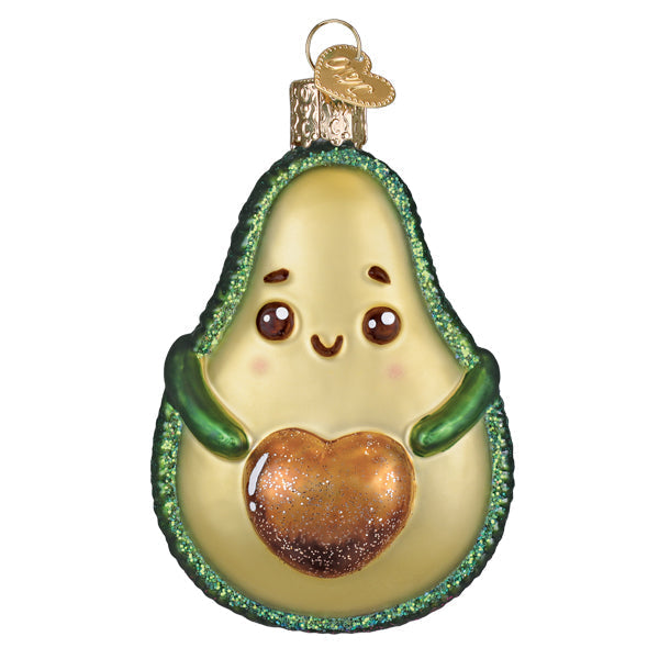 Old World Christmas: Happy Avocado Christmas Ornament