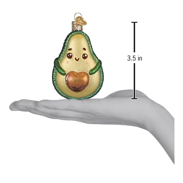 Old World Christmas: Happy Avocado Christmas Ornament