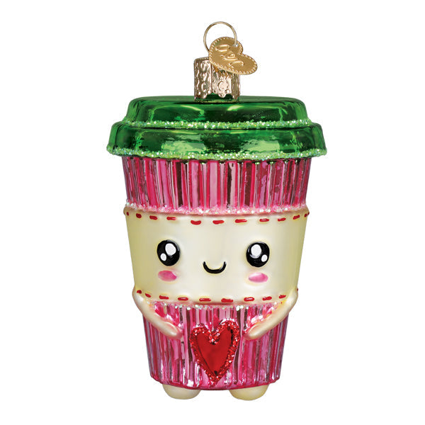 Old World Christmas: Happy Coffee Christmas Ornament