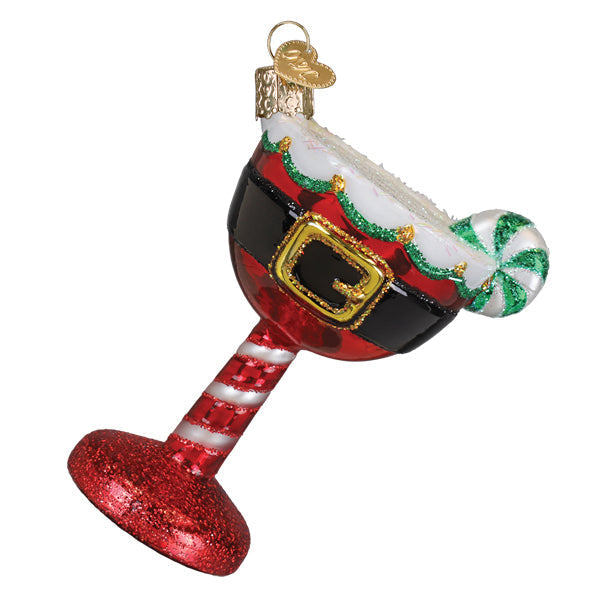 Old World Christmas: Santa Cocktail Christmas Ornament