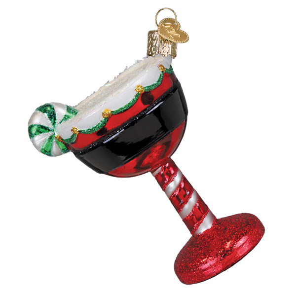 Old World Christmas: Santa Cocktail Christmas Ornament