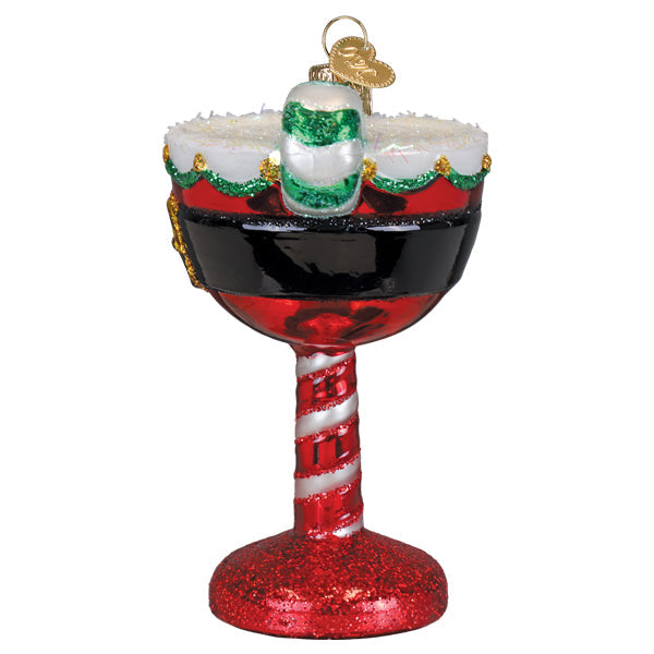 Old World Christmas: Santa Cocktail Christmas Ornament