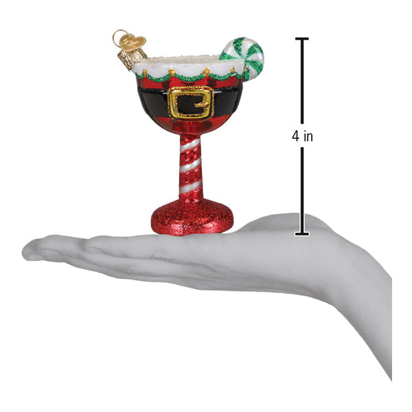 Old World Christmas: Santa Cocktail Christmas Ornament
