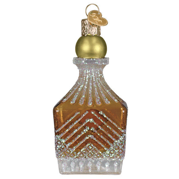 Old World Christmas: Whiskey Bottle Decanter Christmas Ornament
