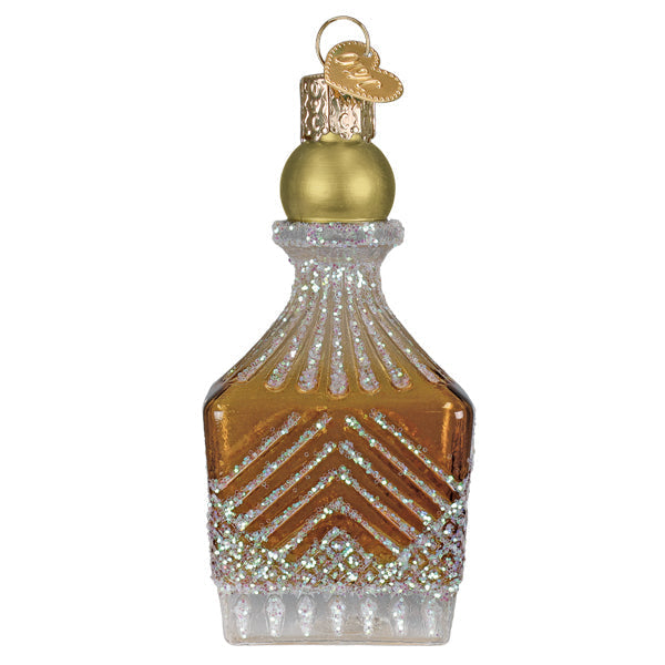 Old World Christmas: Whiskey Bottle Decanter Christmas Ornament