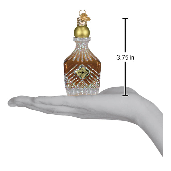 Old World Christmas: Whiskey Bottle Decanter Christmas Ornament