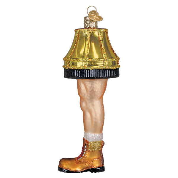 Old World Christmas: Man Leg Lamp Christmas Ornament