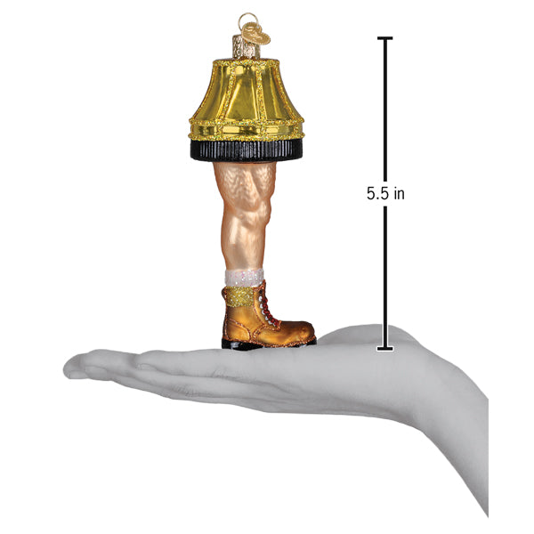 Old World Christmas: Man Leg Lamp Christmas Ornament