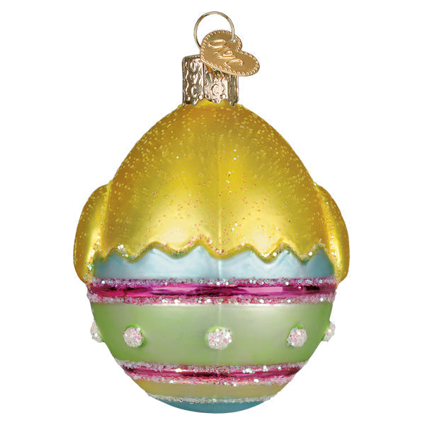 Old World Christmas: Chick In Easter Egg Christmas Ornament